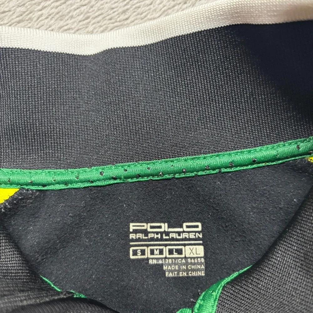 Polo Ralph Lauren Track Jacket Youth XL Full Zip Fleece Big Pony‎ Brazil Y2K